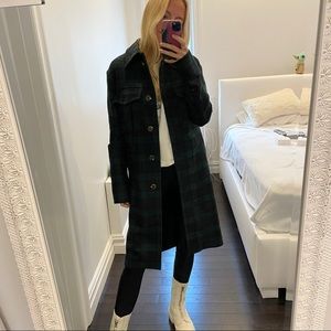 ASOS plaid coat